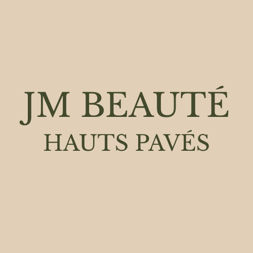 Bloc graphique JM Beauté Hauts-Pavés, institut de beauté situé à Nantes, quartier Hauts-Pavés.